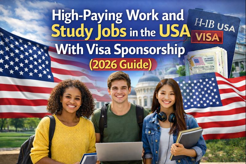 High-Paying Work and Study Jobs in the USA With Visa Sponsorship